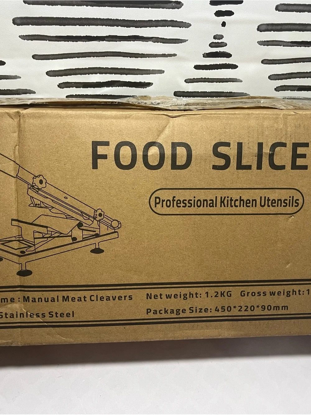 Stainless Steel Meat Slicer - Silver